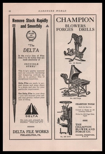 1920 champion blower and forge - 1920,