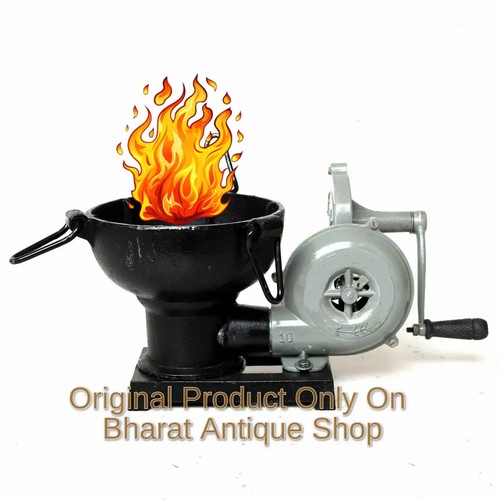 Forge furnace with hand blower - forge,