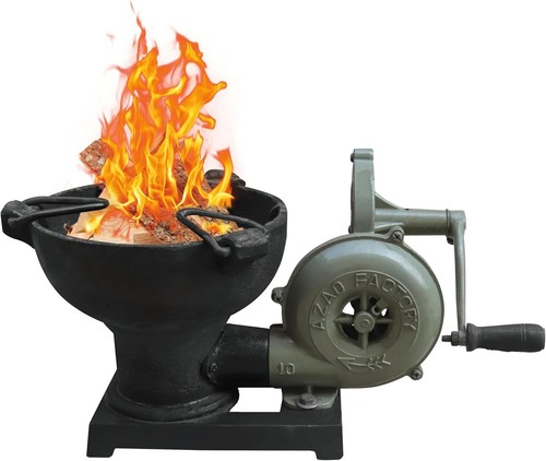 Forge furnace with hand - furnace,