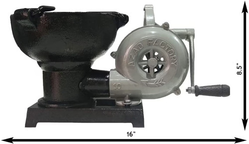 Blacksmith forge with - with, hand